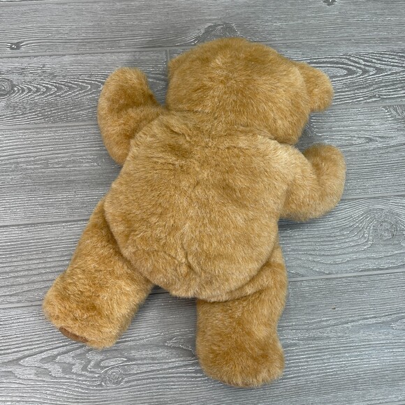 1987 Graphics International Realistic Teddy Bear 14in Brown Plush Stuffed Animal - Picture 5 of 8